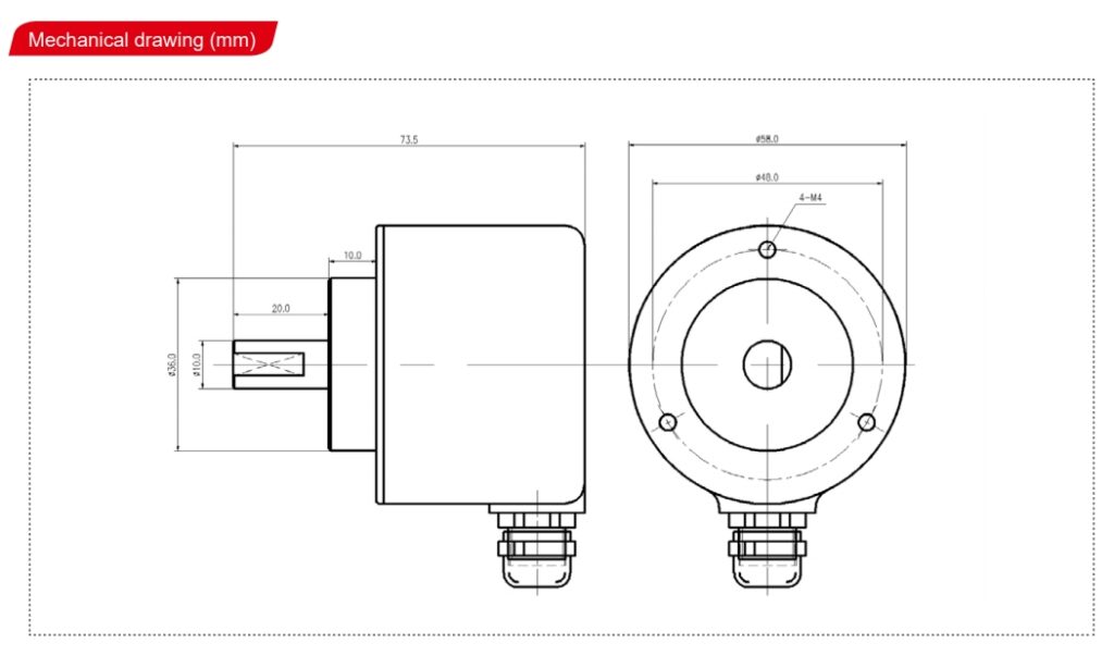 GOS58B05 Incremental Rotary Encoder