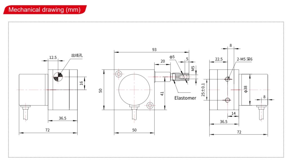 LX50S Draw Wire Encoder