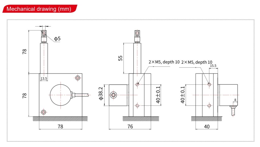 LX78S Draw Wire Encoder