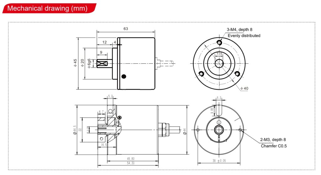 GLS45C Incremental Rotary Encoder