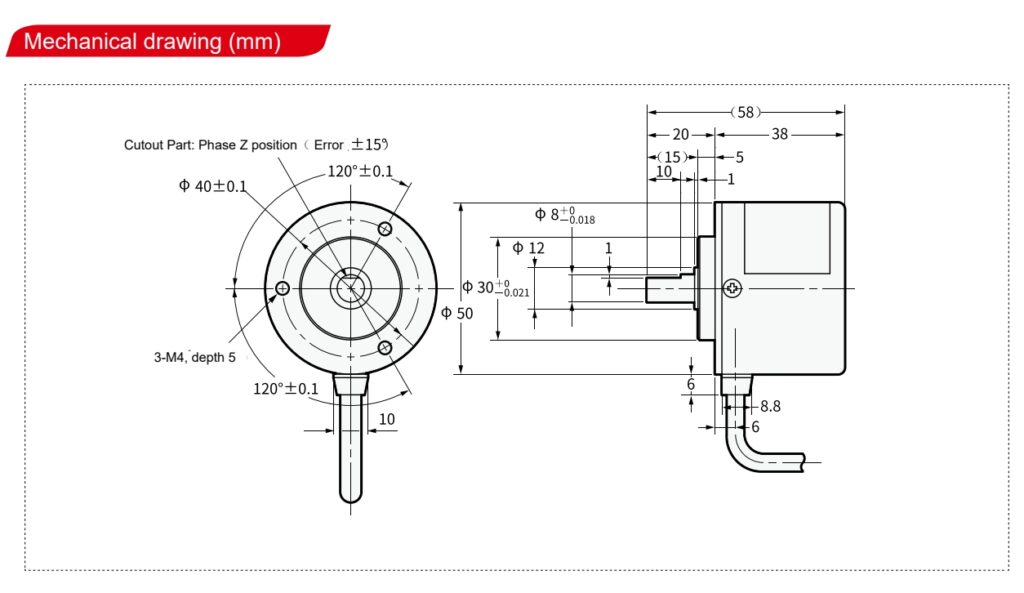 GOS5008A01 Incremental Rotary Encoder