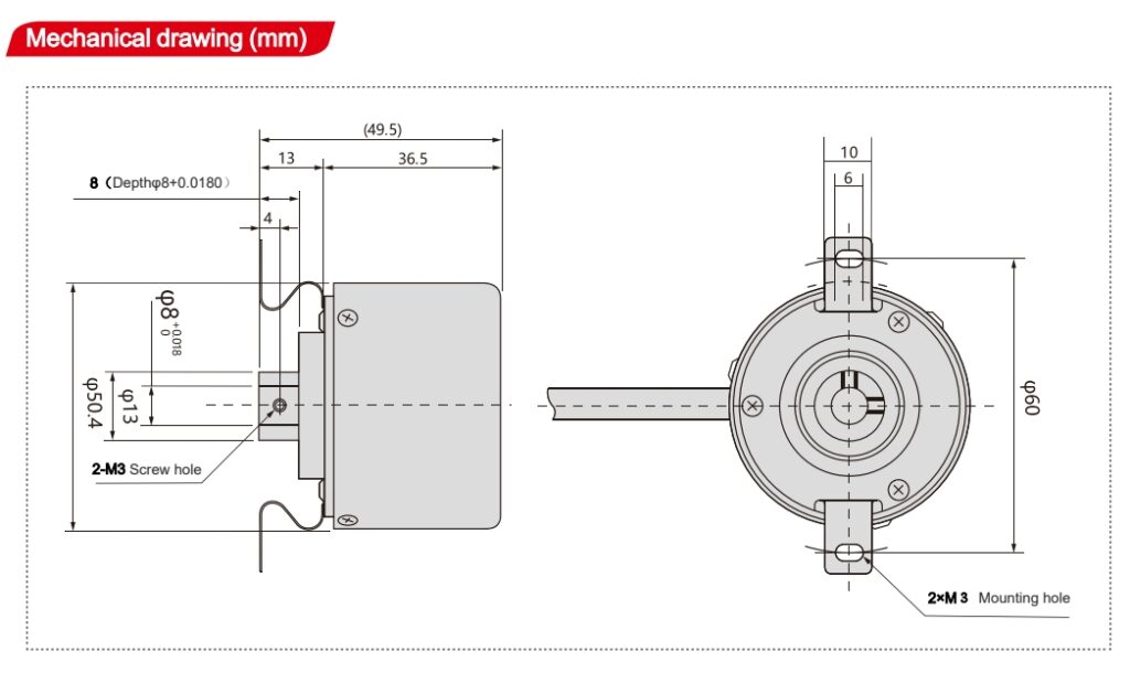 GOH50A01 Incremental Rotary Encoder