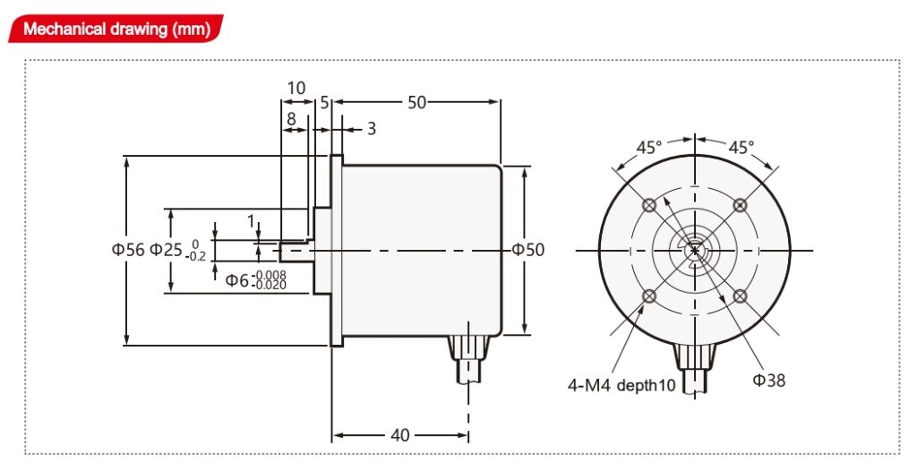 AOS50A Incremental Rotary Encoder