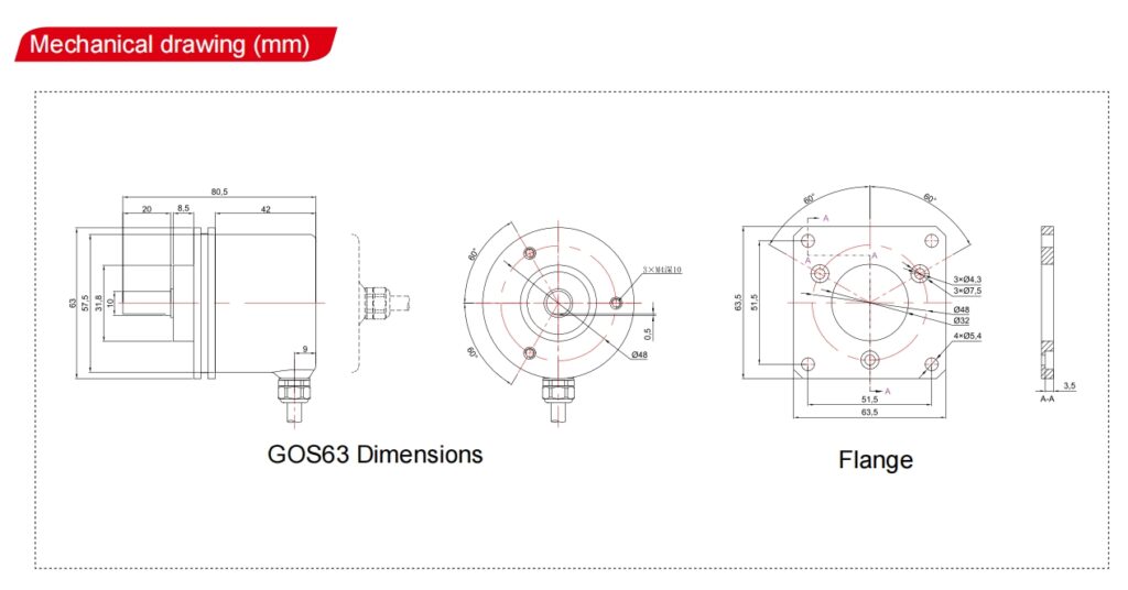 GOS6310B Incremental Rotary Encoder