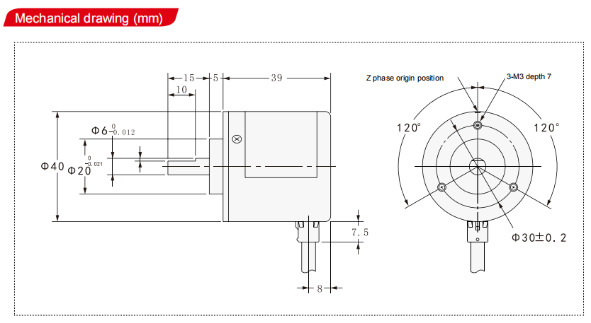 GOS40A Incremental Rotary Encoder